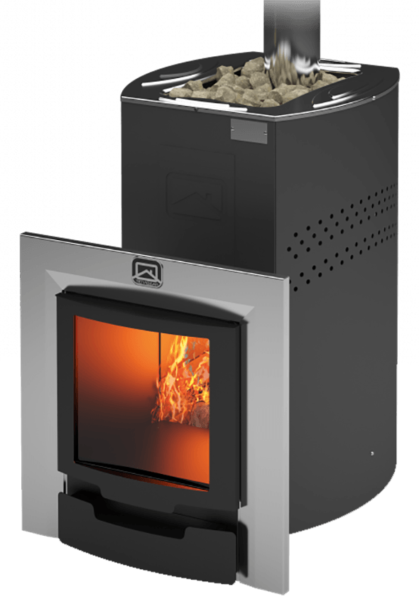 Печь для бани Теплодар Домна-20 ЛК Панорама Амазонка бай фото в Бресте