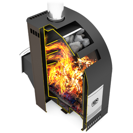 Печь для бани Теплодар Лагуна-12 ТК в Бресте