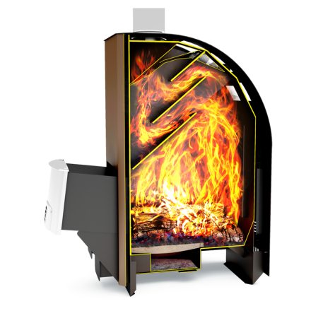 Печь для бани Теплодар Лагуна-12 ТК в Бресте