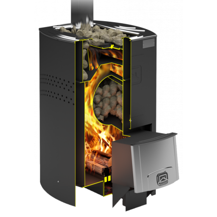 Печь для бани Теплодар Домна 20 ЛК в Бресте