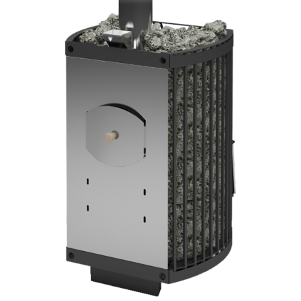 Печь для бани Теплодар Домна-Сетка 20 ЛК Панорама в Бресте