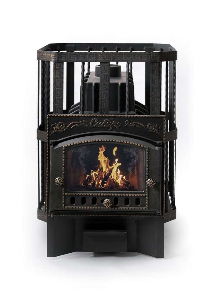 Печь банная Сибирь-24 с каминной дверцей Амазонка бай фото в Бресте