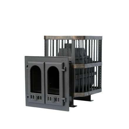 Печь банная Сибирь-24 с двухстворчатой каминной дверцей в Бресте