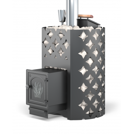 Банная печь ЭТНА 18 (ДТ-4) Закрытая каменка Амазонка бай фото в Бресте