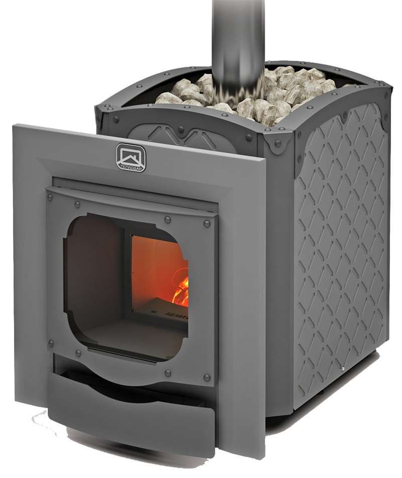 Печь для бани Теплодар Былина-18Ч Панорама Амазонка бай фото в Бресте
