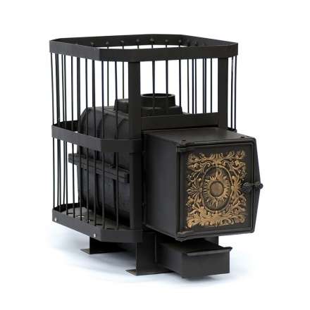 Печь банная чугунная СИБИРЬ-18 чугунная дверка (сетка) в Бресте