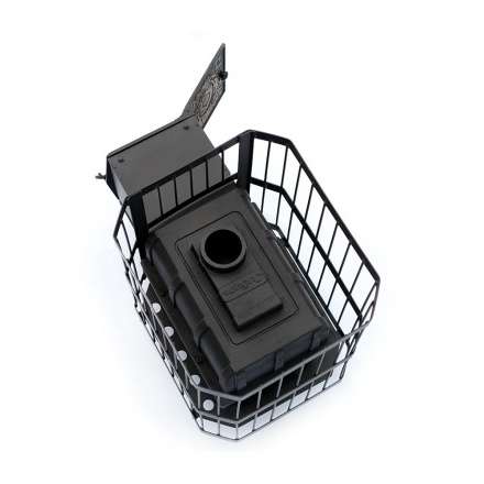 Печь банная чугунная СИБИРЬ-18 чугунная дверка (сетка) в Бресте