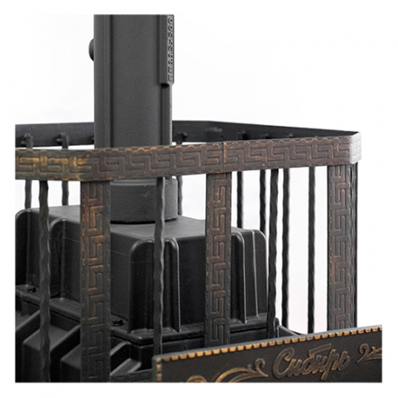 Печь банная Сибирь-32 с каминной дверцей в Бресте