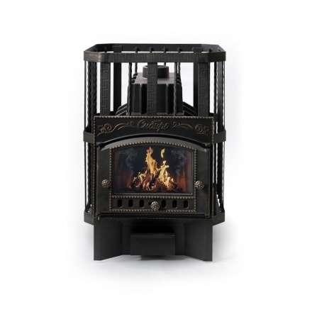 Печь банная Сибирь-32 с каминной дверцей Амазонка бай Фото в Бресте