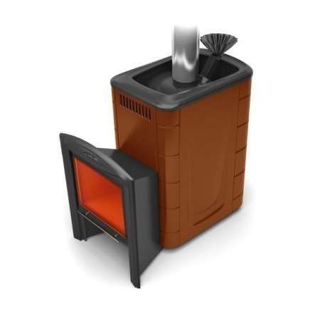 Печь для бани Термофор Гейзер 2014 Inox Витра ЗК терракота купить в Бресте