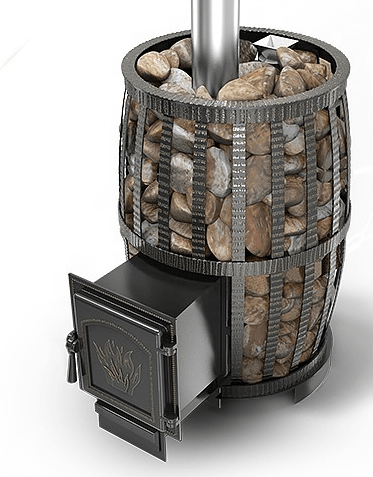 Печь для бани Везувий Легенда Русский Пар Ковка 24 (271) в Бресте