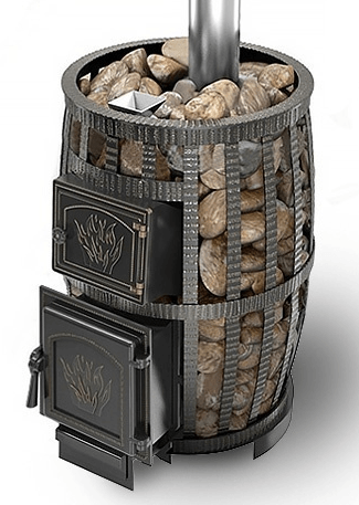 Печь для бани Везувий Легенда Русский Пар Ковка 24 (271) б/в в Бресте