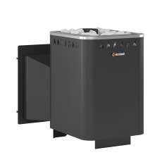 Печь для бани Везувий Русичъ Антрацит 16 Панорама в Бресте