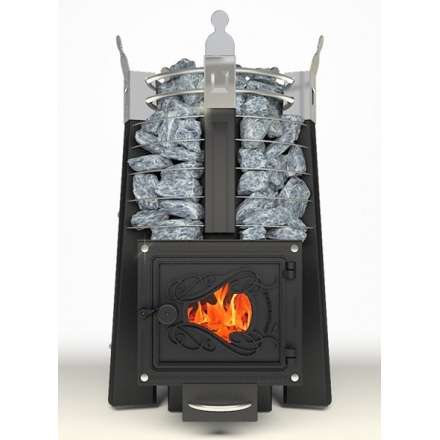 Печь для бани Добросталь Августа стоун стронг со стеклянной дверкой Амазонка бай фото в Бресте