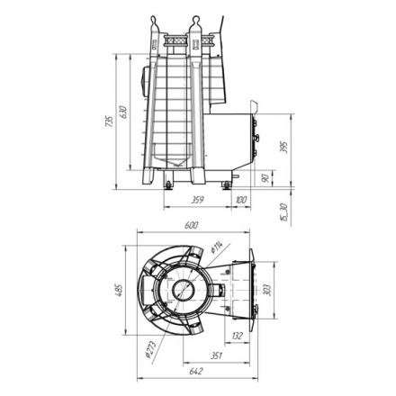 Печь для бани Добросталь Августа профи в Бресте