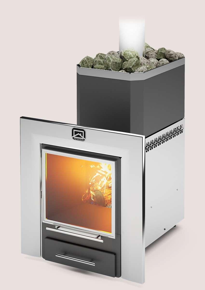 Печь для бани Теплодар Русь-12 ЛНЗП Профи Панорама (1.1) Амазонка бай фото в Бресте