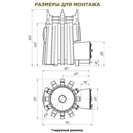 Печь для бани Добросталь Екатерина Великая в Бресте
