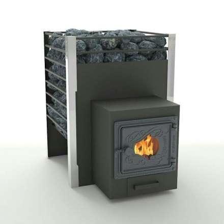 Печь для бани Добросталь Жара-люкс 20 дверка со стеклом Амазонка бай фото в Бресте