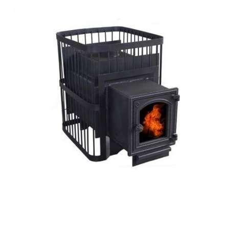 Печь банная ComfortProm РЕТРО  СТАЛЬ 8 мм стекло 26 м3 купить в Бресте