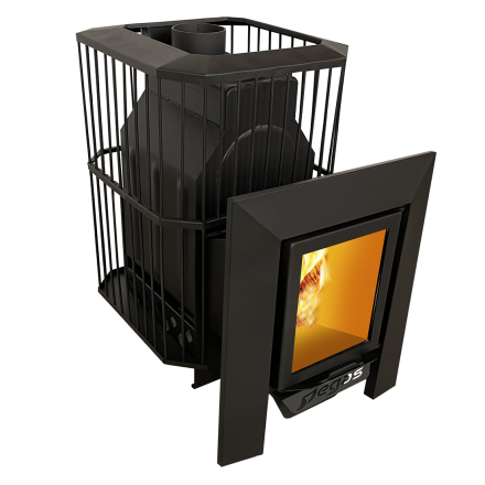 Банная печь Пегас 16 со стеклом сетка фото в Бресте