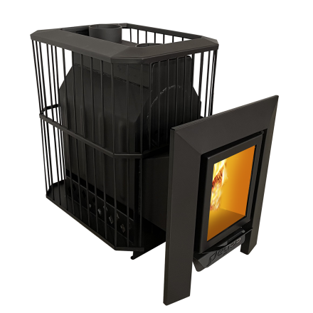 Банная печь Пегас 26 со стеклом сетка фото в Бресте