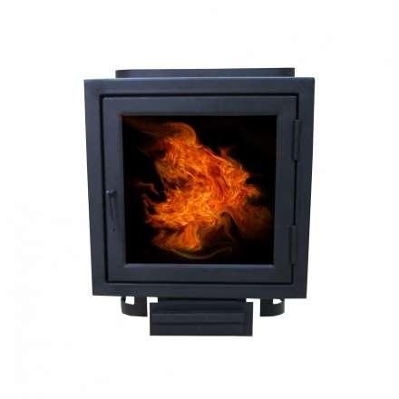 Печь банная ComfortProm "РЕТРО" СТАЛЬ 8 мм панорама 20 м3 Амазонка бай фото в Бресте