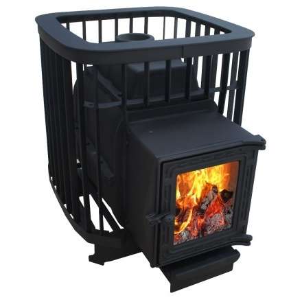 Чугунная печь для бани Варвара Прима 22 (К201) стекло купить в Бресте