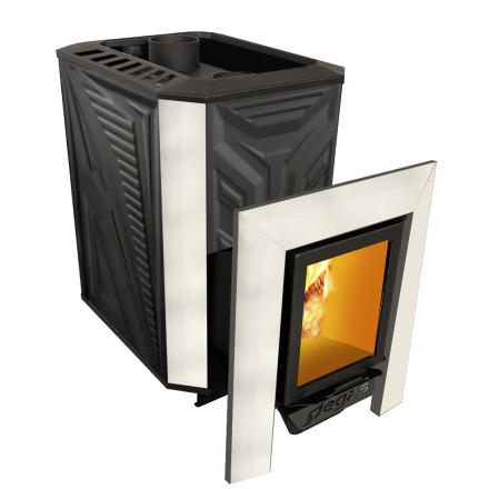 Банная печь Пегас 26 нерж со стеклом конвекция амазонка бай фото в Бресте