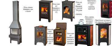 Стальная печь-камин со стеклом Бавария Эко угловая с плитой одна конфорка фото купить в Бресте в Бресте