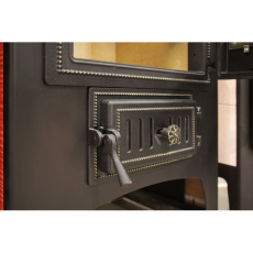 Купить стальной камин Везувий ПК-01 (270) в Бресте фото в интерьере в Бресте
