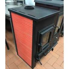 Купить Печь-камин Везувий ПК-01 (270) красная 9 кВт в Бресте в Бресте