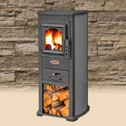 Печь-камин Blist Ekonomik Lux N чугунная дверца бежевый Амазонка бай фото в Бресте