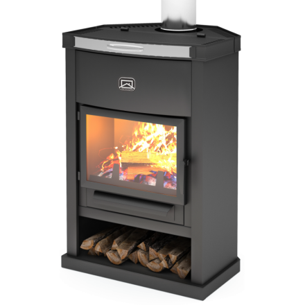 Печь-камин Теплодар ОВ-120 (угловой) Амазонка бай фото в Бресте