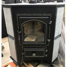 Купить Печь-камин Везувий ПК-01 (220) угловой бежевый 9 кВт в Бресте фото в Бресте