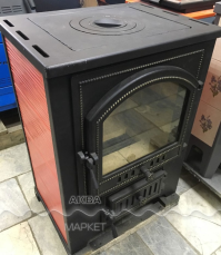 Купить Печь-камин Везувий ПК-01 (205) с плитой и т/о красн.12 кВт в Бресте в Бресте