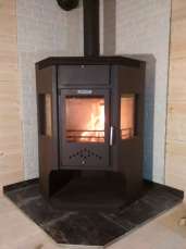 Отопительная печь-камин Сибирь 15 фото в интерьере в Бресте