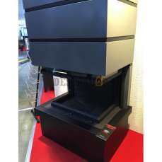 Стальной камин Родос 800 черный фото в Бресте