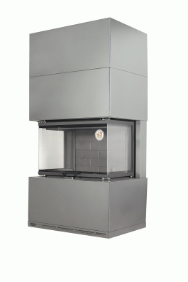 Камин Родос 800 ГРАФИТ шамот черный в Бресте