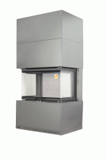 Камин Родос 800 ГРАФИТ шамот белый в Бресте