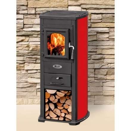 Печь-камин Blist Ekonomik Lux N чугунная дверца серый фото в Бресте