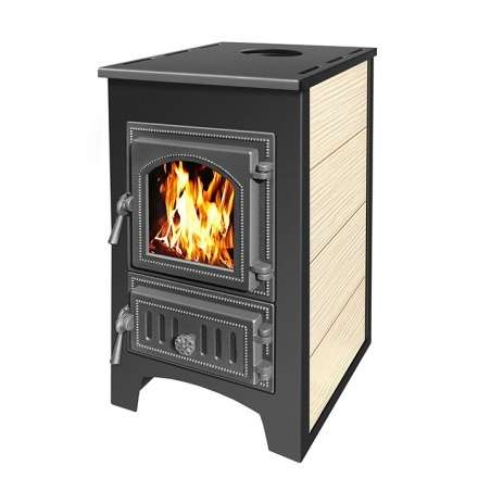 Печь-камин Везувий ПК-01 (270) бежевый 9 кВт Амазонка бай фото в Бресте