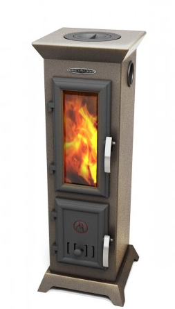 Отопительная печь Термофор Статика Тетра Мини, чёрная бронза Амазонка бай фото в Бресте