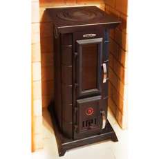 Недорогая стальная печь Термофор Статика Тетра, чёрная бронза фото в Бресте