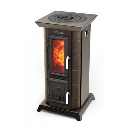 Отопительная печь Термофор Статика Тетра, чёрная бронза Амазонка бай фото в Бресте