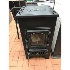 Купить Печь-камин Везувий ПК-01 (270) с плитой и т/о красный 9 кВт в Бресте в Бресте