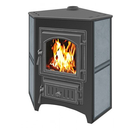 Печь-камин Везувий ПК-01 (220) угловой талькохлорит 9 кВт Амазонка бай фото в Бресте