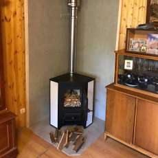 Купить Печь-камин Везувий ПК-01 (220) угловой талькохлорит 9 кВт в Бресте в Бресте