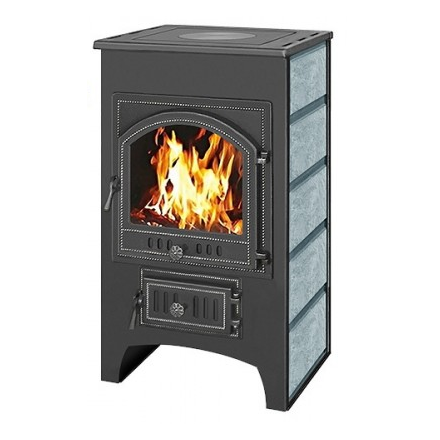 Печь-камин Везувий ПК-02 (205) с плитой талькохлорит 12 кВт Амазонка бай фото в Бресте