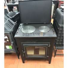 купить Печь-камин Везувий ПК-04 (240) с плитой беж 12 кВт в Бресте в Бресте