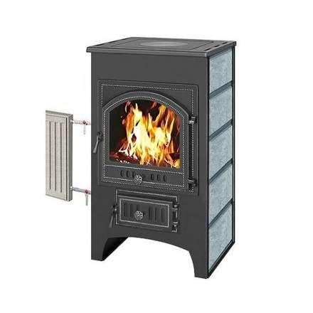 Печь-камин Везувий ПК-02 (205) с плитой и т/о змеевик 12 кВт купить в Бресте